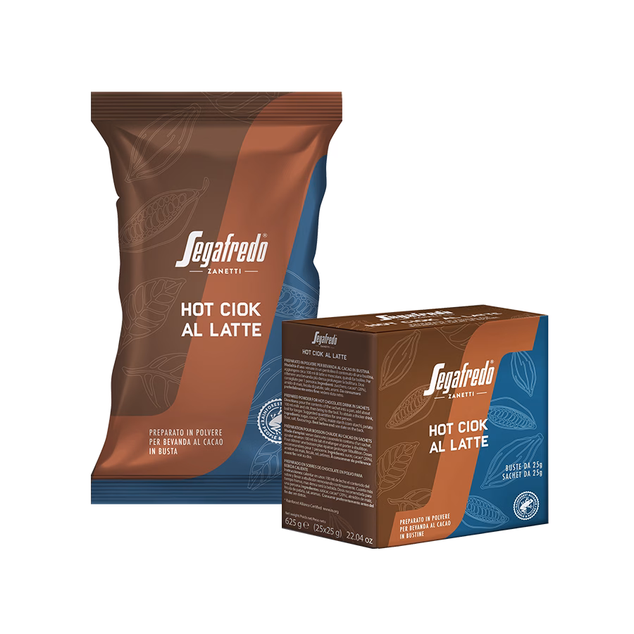 Produktbild: Segafredo Hot Ciok, Beutel 1 kg, Portionsbeutel 25 g
