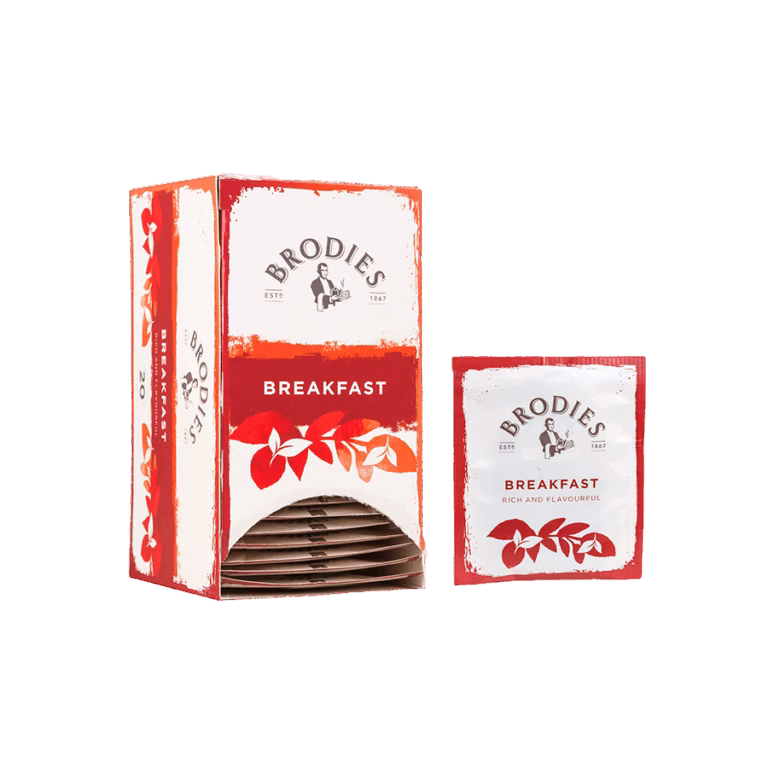 Produktbild: Brodies Tee Breakfast Tea, Teebeutel, Karton mit 20 Teebeuteln